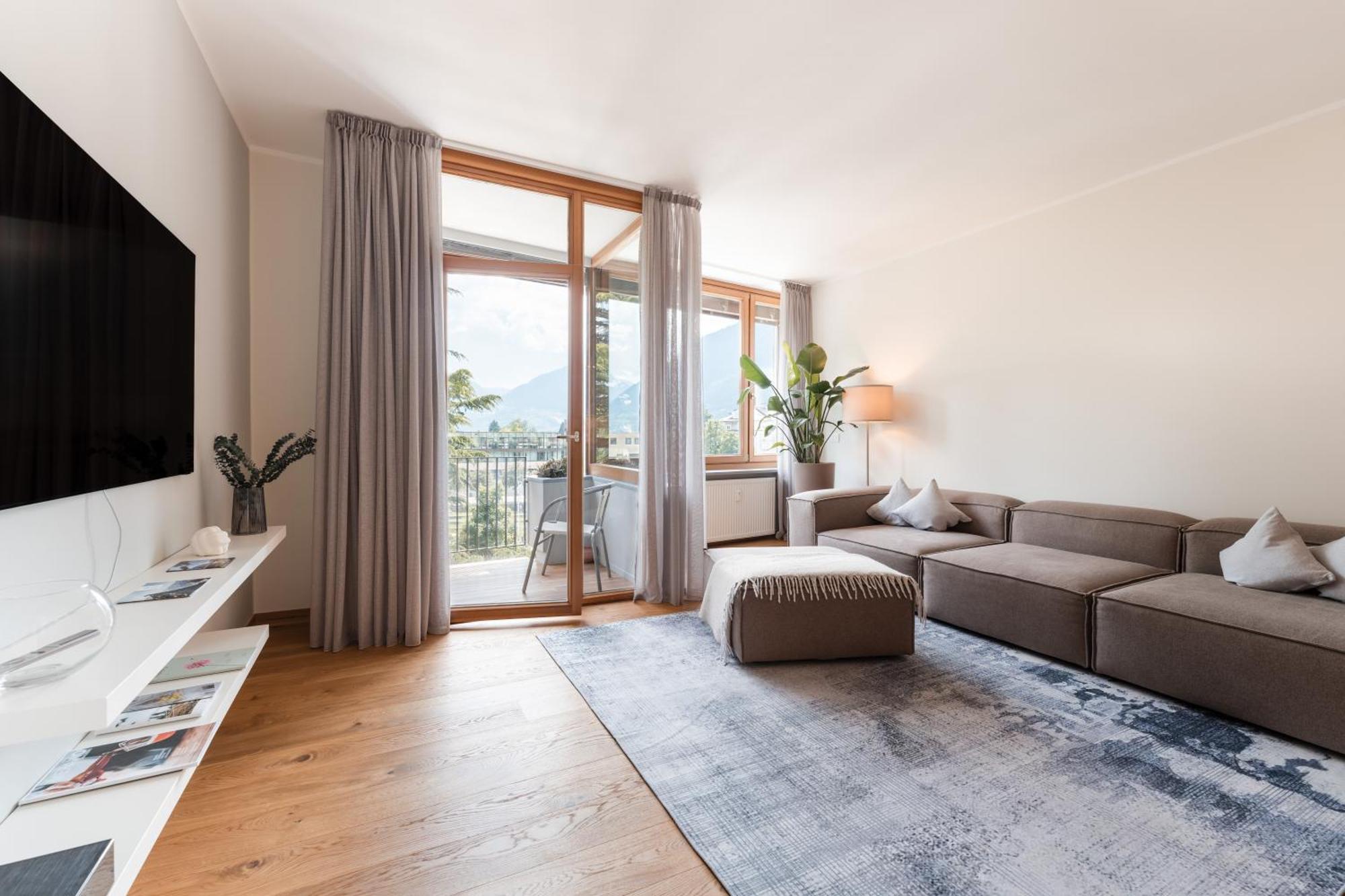 Ferienwohnung Promenaden Lounge Meran Exterior foto